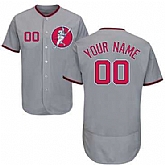 Nationals Gray Customized Flexbase New Design Jersey,baseball caps,new era cap wholesale,wholesale hats